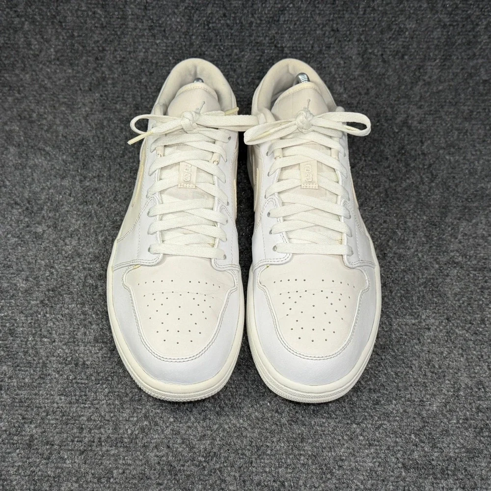 Jordan 1 Low Shoes Men's 12 White Off White Retro Athletic Hooping Sneakers‎